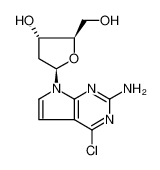 2-AMINO-4-CHLORO-7-(β-D-2-DEOXYRIBOFURANOSYL)PYRROLO-[2,3-D]PYRIMIDINE