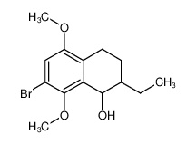 77199-93-0 7-bromo-2-ethyl-5,8-dimethoxy-1,2,3,4-tetrahydronaphthalen-1-ol