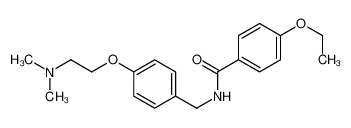 N-[[4-[2-(dimethylamino)ethoxy]phenyl]methyl]-4-ethoxybenzamide 122892-55-1