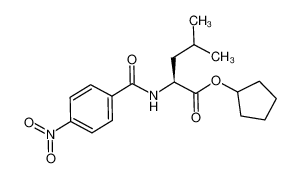 914382-78-8 (S)-4-methyl-2-(4-nitro-benzoylamino)-pentanoic acid cyclopentyl ester