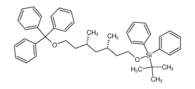 103233-20-1 (3S,5R)-3,5-dimethyl-1-O-tert-butyldiphenylsilyl-7-O-triphenylmethyl-heptane-1,7-diol