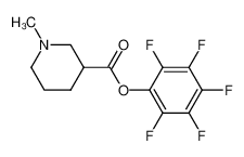 (2,3,4,5,6-pentafluorophenyl) 1-methylpiperidine-3-carboxylate 946409-23-0