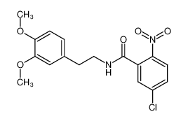 301174-19-6 5-chloro-N-[2-(3,4-dimethoxyphenyl)ethyl]-2-nitrobenzamide