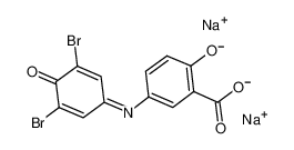 disodium,3-(3,5-dibromo-4-oxidophenyl)imino-6-oxocyclohexa-1,4-diene-1-carboxylate 112147-27-0