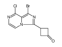 Cyclobutanone, 3-(1-bromo-8-chloroimidazo[1,5-a]pyrazin-3-yl)-