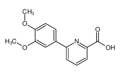 6-(3,4-dimethoxyphenyl)pyridine-2-carboxylic acid 479225-16-6