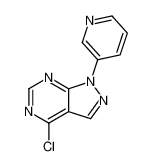 650638-19-0 4-氯-1-(3-吡啶)-1H-吡唑并[3,4-d]嘧啶