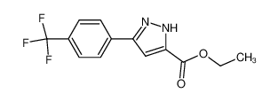 ethyl 3-[4-(trifluoromethyl)phenyl]-1H-pyrazole-5-carboxylate 639784-60-4