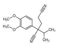 102201-30-9 2-(3,4-dimethoxyphenyl)-2-propan-2-ylpentanedinitrile