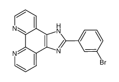 614717-91-8 structure, C19H11BrN4