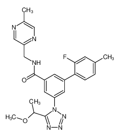 1000583-04-9 structure, C24H24FN7O2