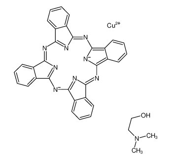 90247-35-1 structure, C36H27CuN9O