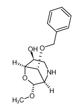 105285-30-1 (1R,4S,5S,7R,8R)-8-Benzyloxy-7-methoxy-6-oxa-2-aza-bicyclo[3.2.1]octan-4-ol