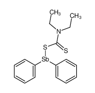 1803-21-0 structure, C17H20NS2Sb