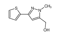 (2-methyl-5-thiophen-2-ylpyrazol-3-yl)methanol 879896-49-8