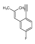 1-ethynyl-4-fluoro-2-(2-methylprop-1-enyl)benzene 819871-50-6