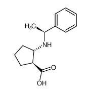 (1S,2S)-2-[(1'S)-phenylethyl]aminocyclopentanecarboxylic acid 359586-68-8