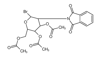 [(2R,3S,4R,5R)-3,4-diacetyloxy-6-bromo-5-(1,3-dioxoisoindol-2-yl)oxan-2-yl]methyl acetate 70831-94-6