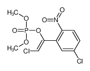 [(E)-2-chloro-1-(5-chloro-2-nitrophenyl)ethenyl] dimethyl phosphate 37913-84-1