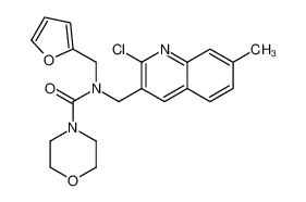 604780-59-8 structure, C21H22ClN3O3