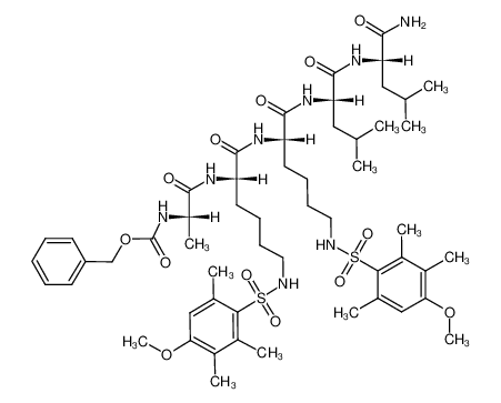 84552-28-3 structure, C55H84N8O13S2