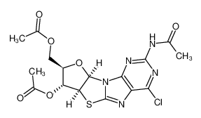 81102-48-9 2-acetamido-8,2'-anhydro-6-chloro-8-mercapto-9-(3',5'-O-diacetyl-β-D-arabinofuranosyl)purine