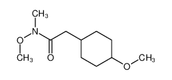 848170-25-2 N-Methoxy-2-(4-methoxycyclohexyl)-N-methylacetamide