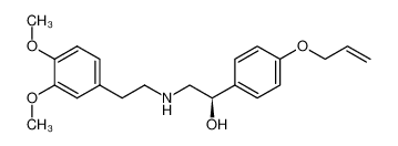 153225-91-3 spectrum, (-)-(α)-<<<2-(3,4-dimethoxyphenyl)ethyl>amino>methyl>-4-(2-propenyloxy)benzenemethanol