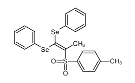 87517-83-7 1-[1,1-bis(phenylselanyl)prop-1-en-2-ylsulfonyl]-4-methylbenzene