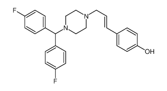 4-[(1E)-3-{4-[Bis(4-fluorophenyl)methyl]-1-piperazinyl}-1-propen- 1-yl]phenol 87166-81-2