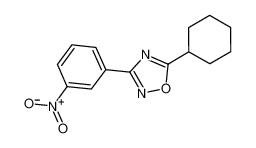 5-Cyclohexyl-3-(3-nitrophenyl)-1,2,4-oxadiazole 442571-86-0