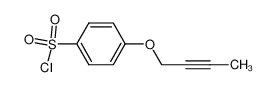286459-94-7 spectrum, 4-But-2-ynyloxy-benzenesulfonyl chloride
