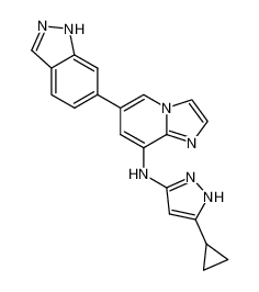 1333508-32-9 structure, C20H17N7