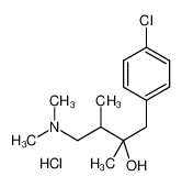 1-(4-氯苯基)-4-二甲基氨基-2,3-二甲基丁烷-2-醇盐酸盐