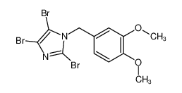 101853-75-2 spectrum, 2,4,5-tribromo-1-[(3,4-dimethoxyphenyl)methyl]imidazole