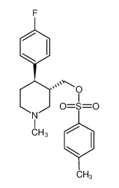 4-(4-氟苯)-1-甲基-3-[(4-甲苯磺酰氧基)甲基]哌啶