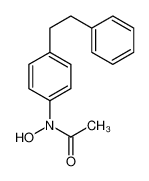 N-hydroxy-N-[4-(2-phenylethyl)phenyl]acetamide 33384-03-1