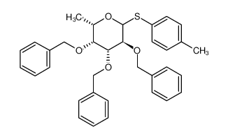 (2S,3s,4r,5s)-3,4,5-三苄氧基-2-甲基-6-对甲苯磺酰基四氢吡喃