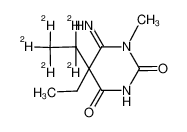 5-ethyl-6-imino-1-methyl-5-pentadeuterioethyl-dihydro-pyrimidine-2,4-dione