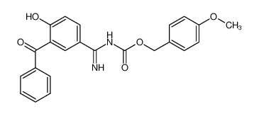 3-benzoyl-4-hydroxy-N-(4-methoxybenzyloxycarbonyl)benzamidine 101207-31-2