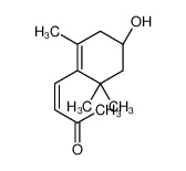 (E)-4-[(4R)-4-hydroxy-2,6,6-trimethylcyclohexen-1-yl]but-3-en-2-one 50281-38-4