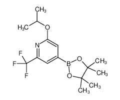 1256359-31-5 structure, C15H21BF3NO3