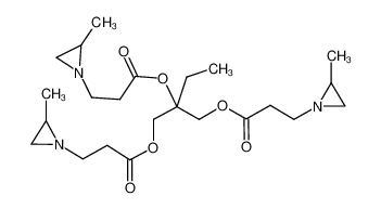 Trimethylolpropane tris(2-methyl-1-aziridinepropionate) 96%
