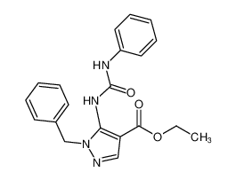 ethyl 1-benzyl-5-(3-phenylureido)-1H-pyrazole-4-carboxylate