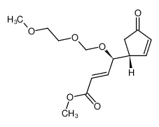 157918-06-4 methyl 4-(4-oxocyclopent-2-enyl)-4-methoxyethoxymethoxybut-2-enoate