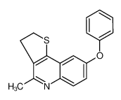 Thieno[3,2-c]quinoline, 2,3-dihydro-4-methyl-8-phenoxy- 861210-05-1