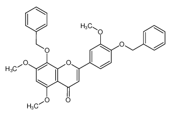 89456-31-5 spectrum, 8-(benzyloxy)-2-(4-(benzyloxy)-3-methoxyphenyl)-5,7-dimethoxy-4H-chromen-4-one