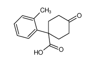 1-(2-methylphenyl)-4-oxocyclohexane-1-carboxylic acid 1385694-73-4