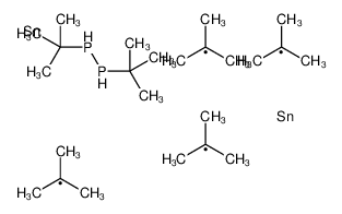 89901-26-8 structure, C24H60P2Sn2