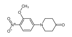 1-(3-methoxy-4-nitrophenyl)piperidin-4-one 761440-64-6